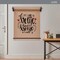 Jumbl Wall Mounted Kraft Paper Dispenser, Hanging Craft Paper Roll Holder with Paper Cutter (Black)